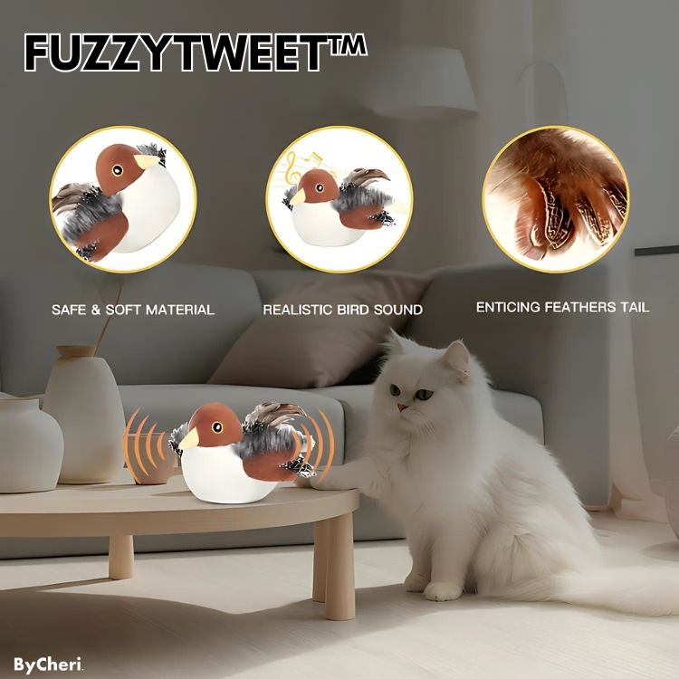 1 + 1 FREE TODAY | FuzzyTweet™ | Interactive Cat Toy