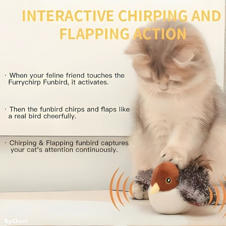 1 + 1 FREE TODAY | FuzzyTweet™ | Interactive Cat Toy