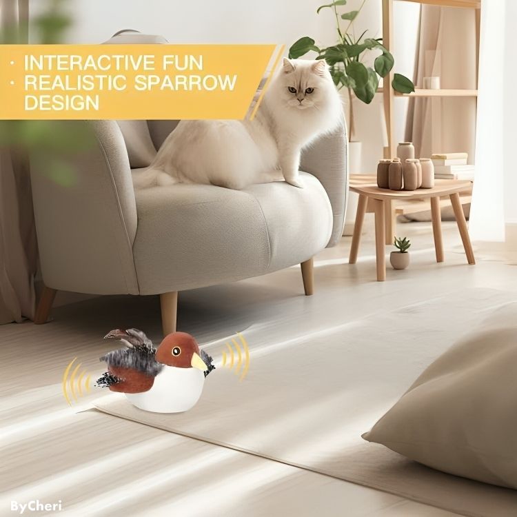 1 + 1 FREE TODAY | FuzzyTweet™ | Interactive Cat Toy