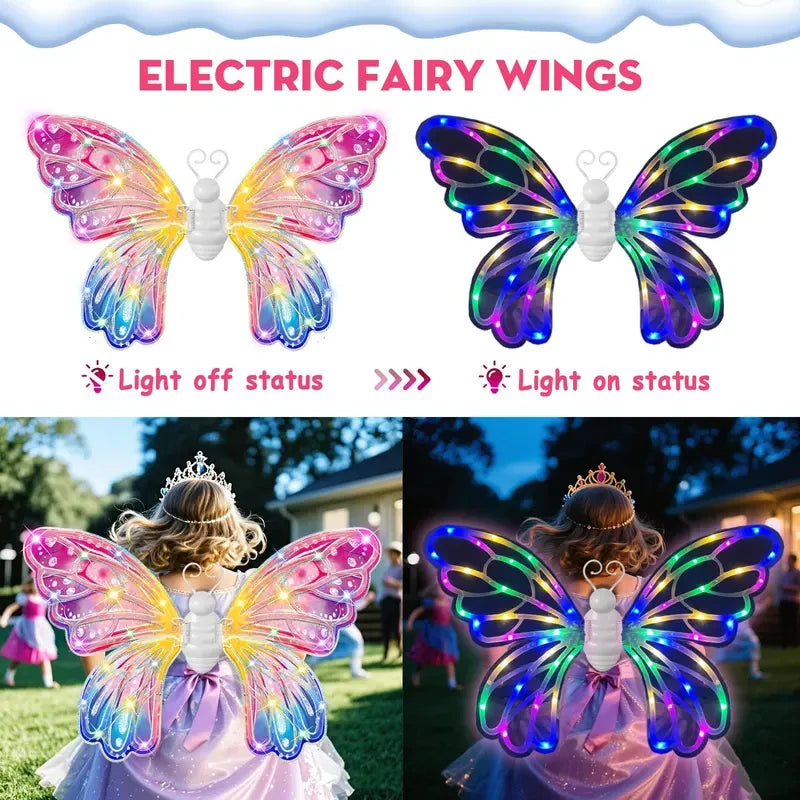 50% OFF TODAY | FlutterGlow™ - Light-Up Fairy Wings