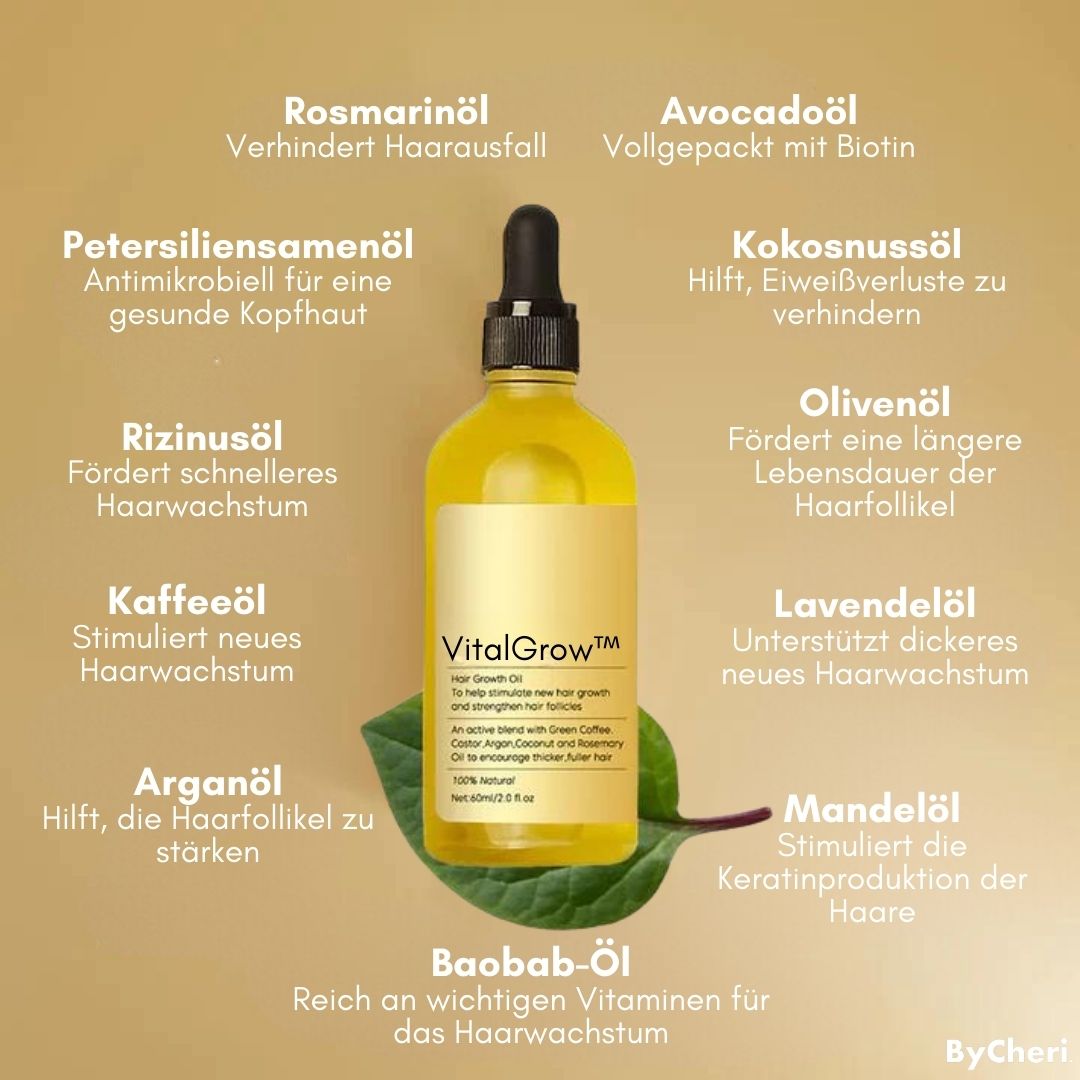 VitalGrow™ | Your Natural Oil Treatment for Hair Growth | 50% OFF