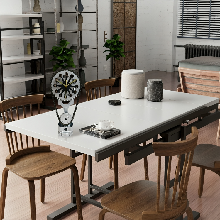 TimeForge⢠Rotating Metal Gear Table Clock | ByCheri