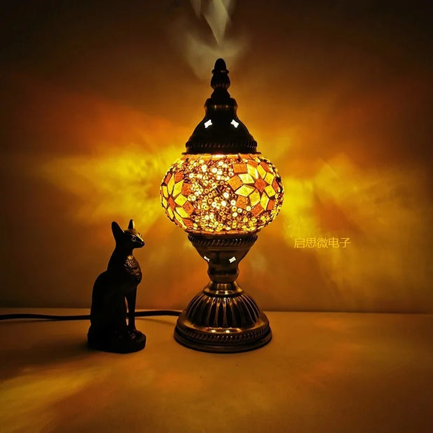 Handcrafted Turkish Mosaic Table Lamp