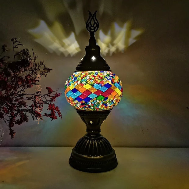 Handcrafted Turkish Mosaic Table Lamp