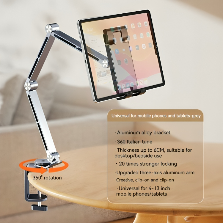 50% OFF | EliteStand™ | Sturdy Aluminum Tablet and Phone Holder