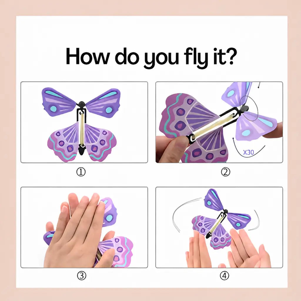 FlyButterfly™ - How do you fly it? Instructions - Nestilia