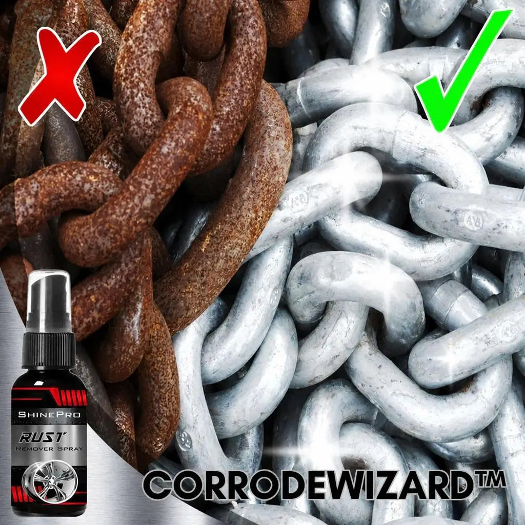 CorrodeWizard™ - Rust removal before and after - Nestilia