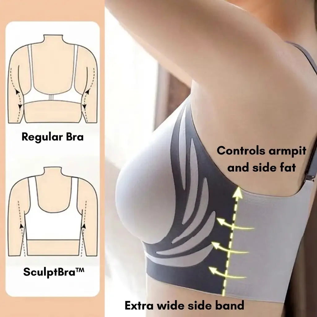 SculptBra⢠Controls Armpit and Side Fat | Nestilia