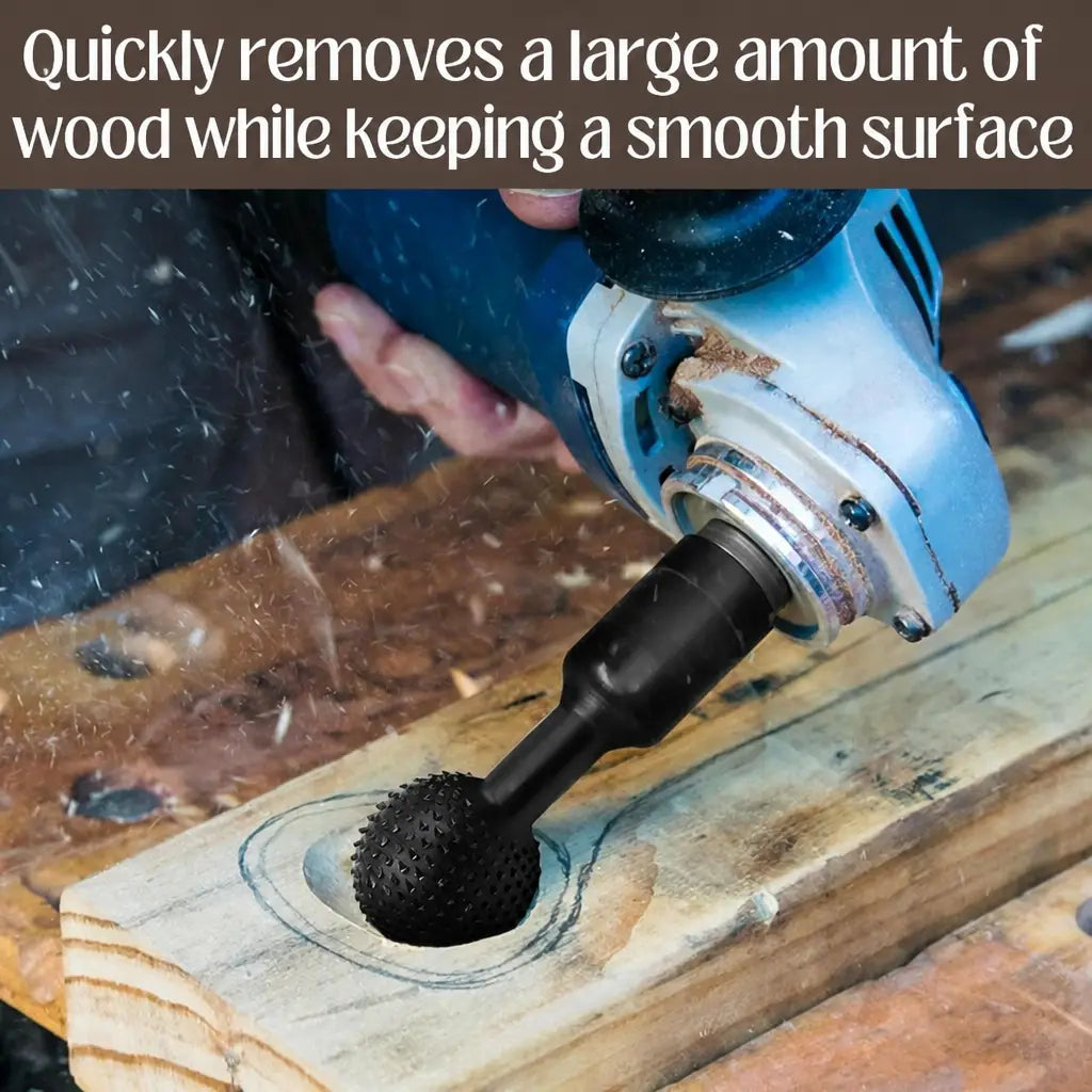 Quickly removes wood smooth surface