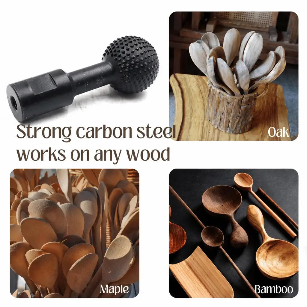 Strong carbon steel works on any wood
