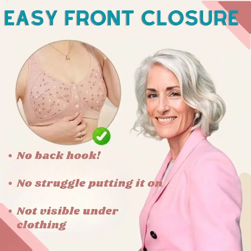 Easy front closure no back hook