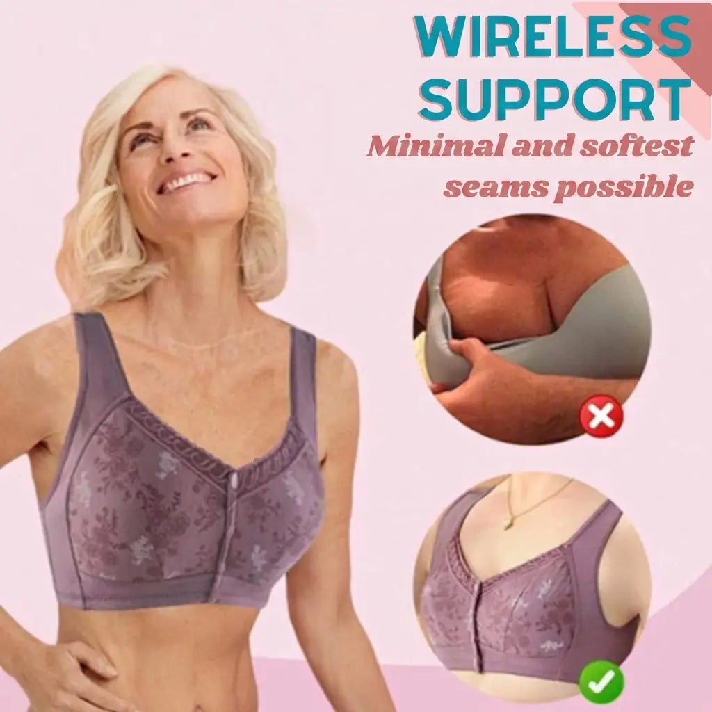 Wireless support minimal soft seams