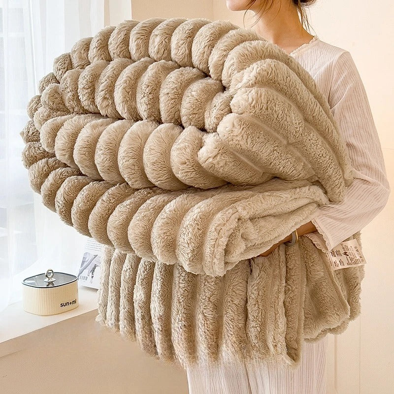 50% OFF TODAY | FluffyWrap⢠| Cozy Bed Cover Plush Blanket