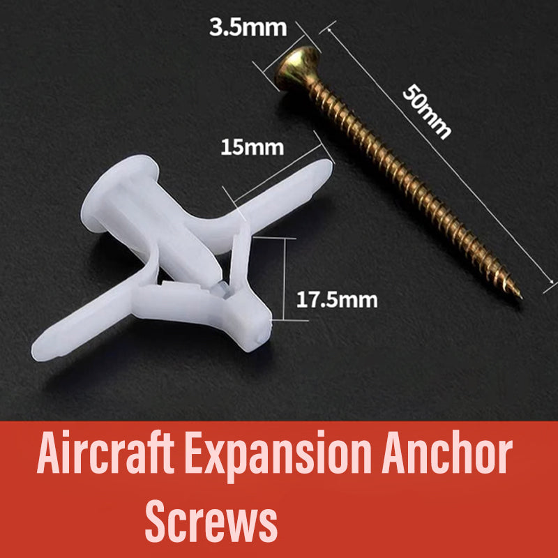 50% OFF TODAY | SecureScrew™ | Airplane/Butterfly Expansion Anchors & Countersunk Screws