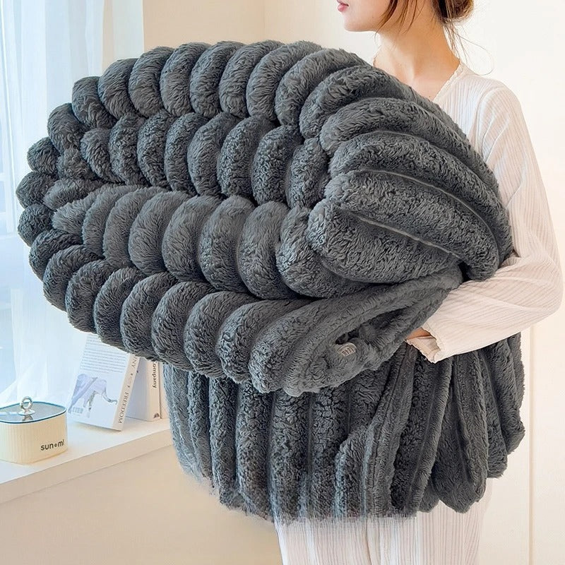 50% OFF TODAY | FluffyWrap⢠| Cozy Bed Cover Plush Blanket