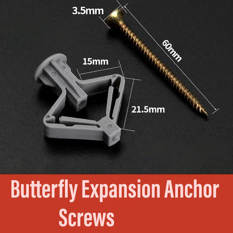 50% OFF TODAY | SecureScrew™ | Airplane/Butterfly Expansion Anchors & Countersunk Screws