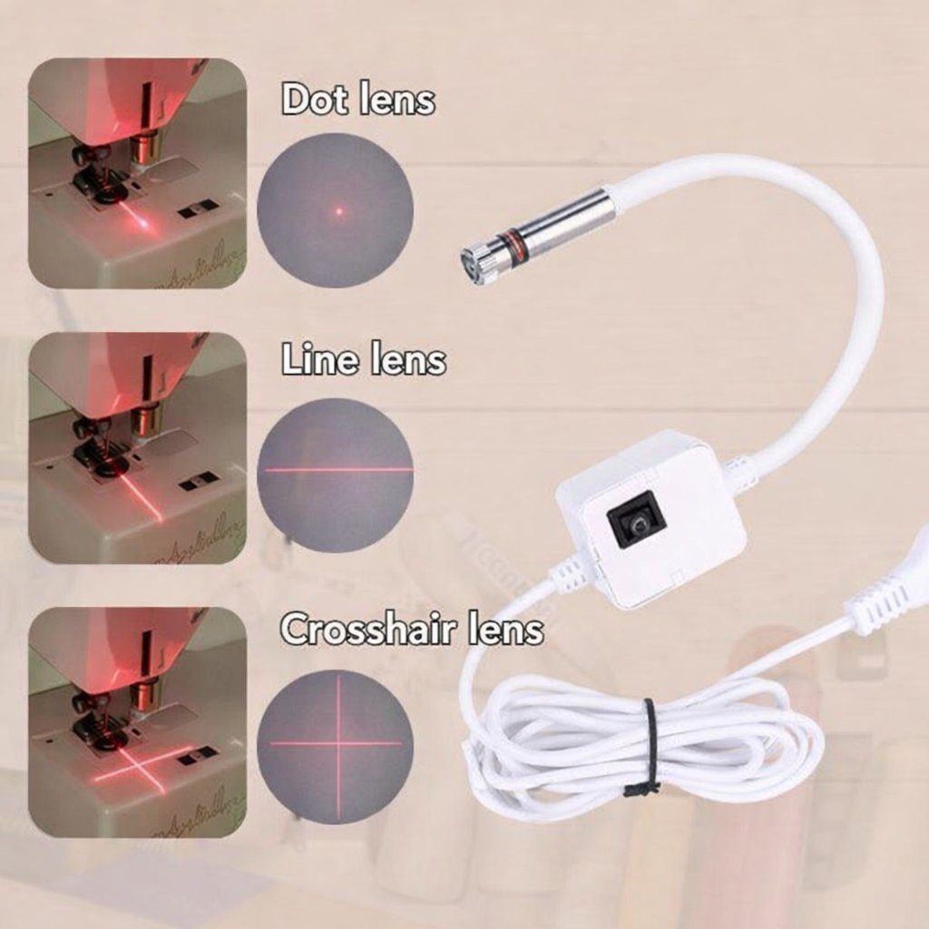 Dot line crosshair lens