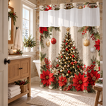 50% OFF TODAY | TreeBath™ - Christmas Shower Curtain