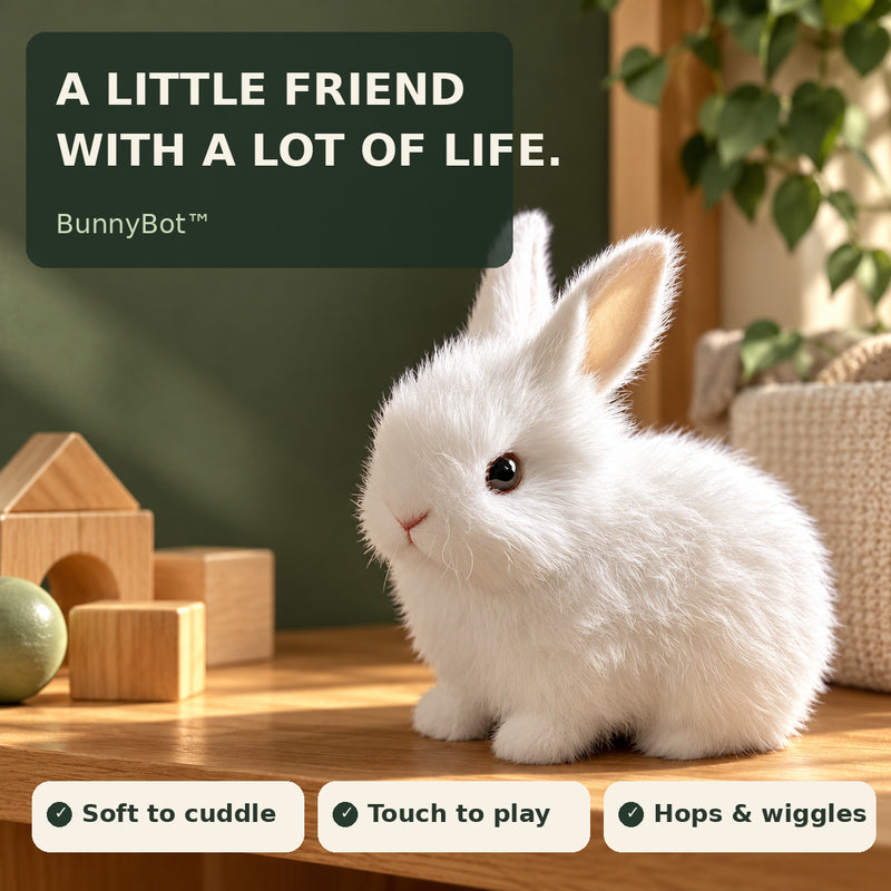 50% OFF TODAY | BunnyBot™ - A cuddly companion that comes to life!