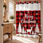 50% OFF TODAY | TreeBath™ - Christmas Shower Curtain