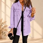50% OFF TODAY | FrayLayer™ - Denim Shirt Jacket
