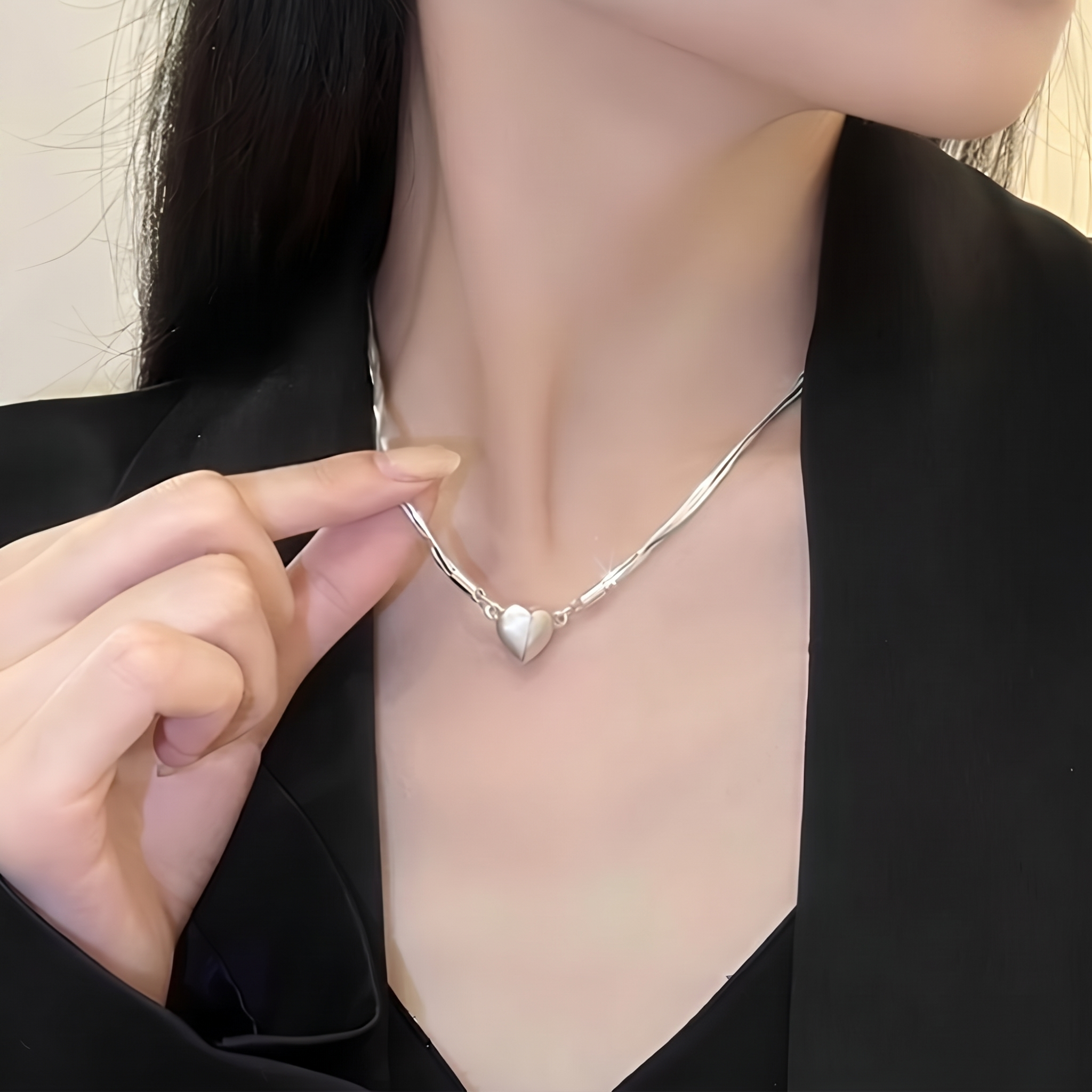 50% OFF TODAY | HeartLink™ - Magnetic Heart Necklace