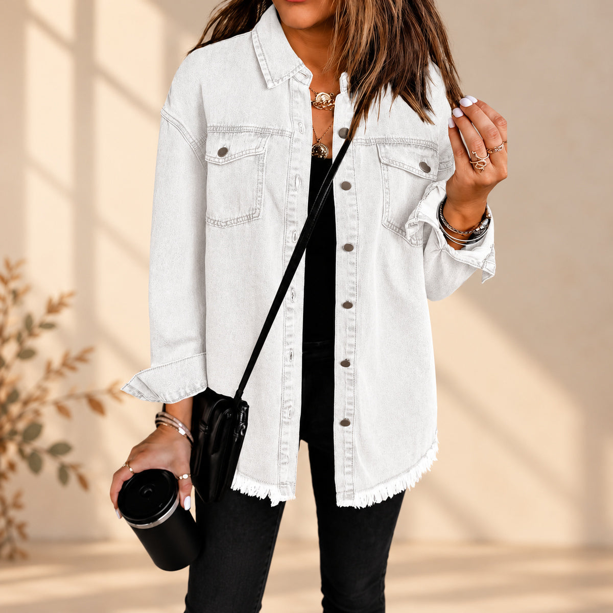 50% OFF TODAY | FrayLayer™ - Denim Shirt Jacket