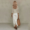 50% OFF TODAY | QuietChic™ - Satin Dress Sweater Set