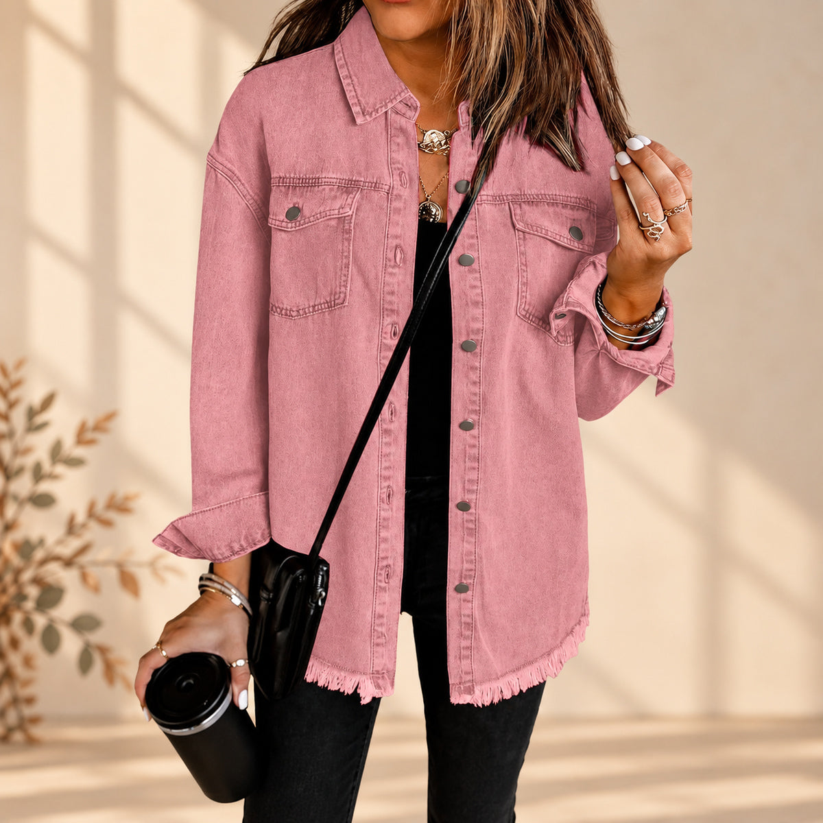 50% OFF TODAY | FrayLayer™ - Denim Shirt Jacket