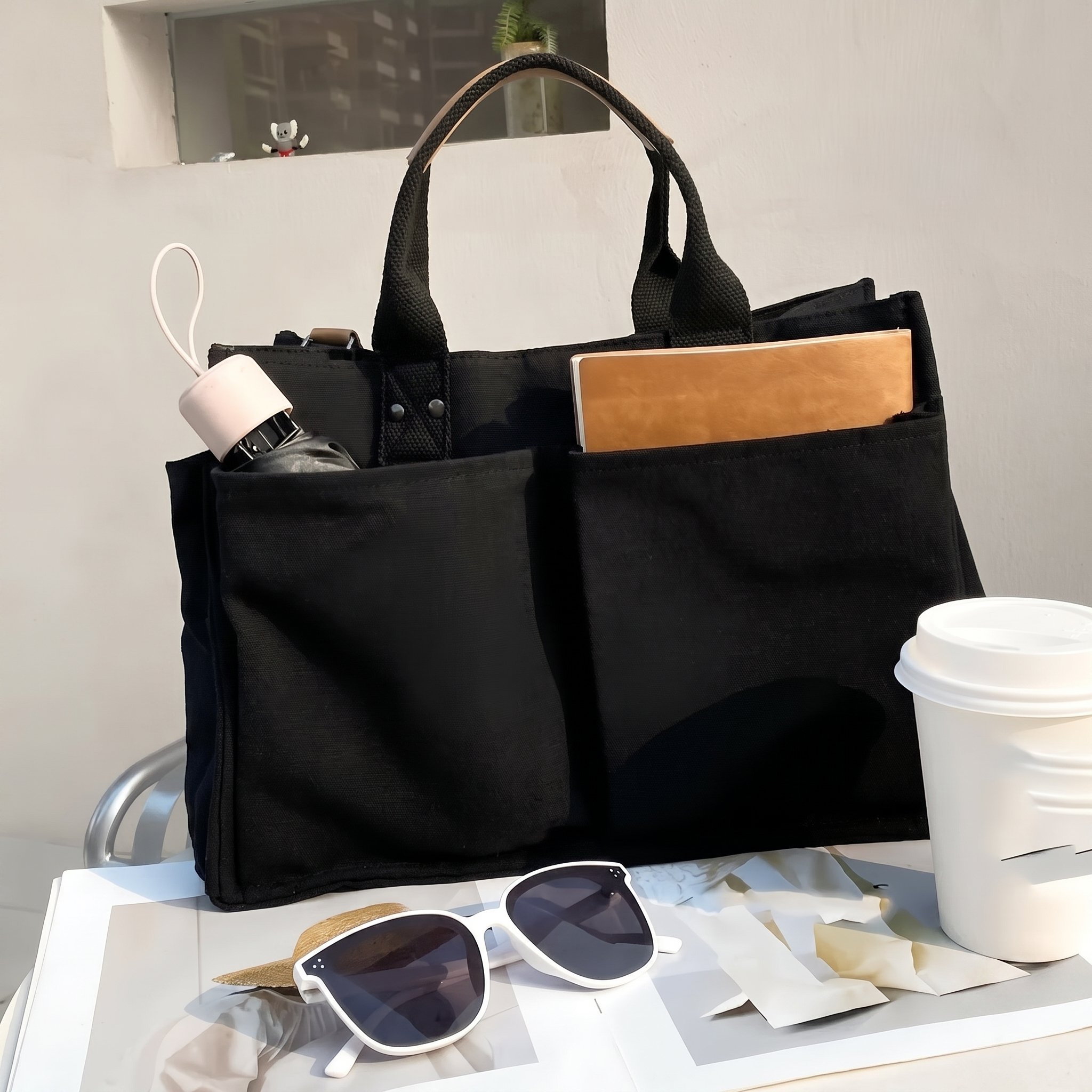 50% OFF TODAY | UrbanTote™ - Multi-pocket canvas tote bag