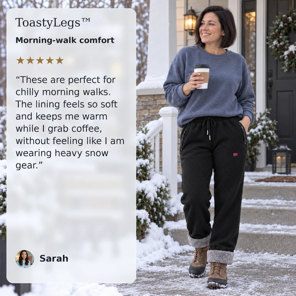 1+1 FREE TODAY | ToastyLegs™ - Fleece-Lined Warm Pants