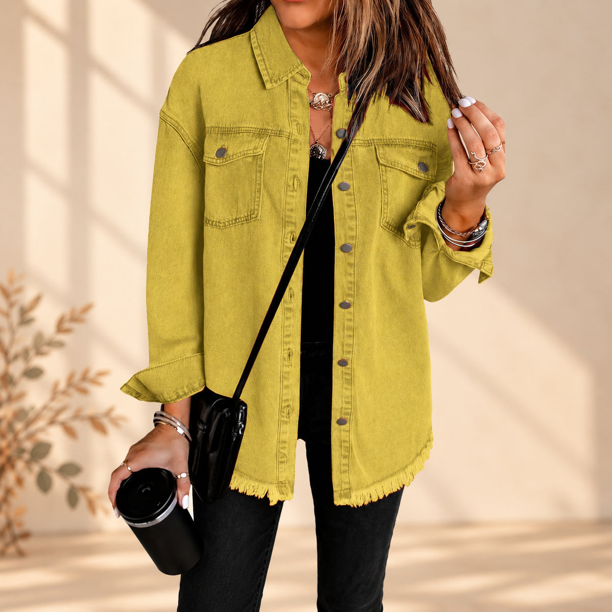 50% OFF TODAY | FrayLayer™ - Denim Shirt Jacket
