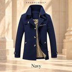 50% OFF TODAY | SharpLapel™ - Long Pea Coat