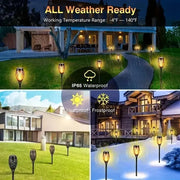 Solar Flame Torch Light