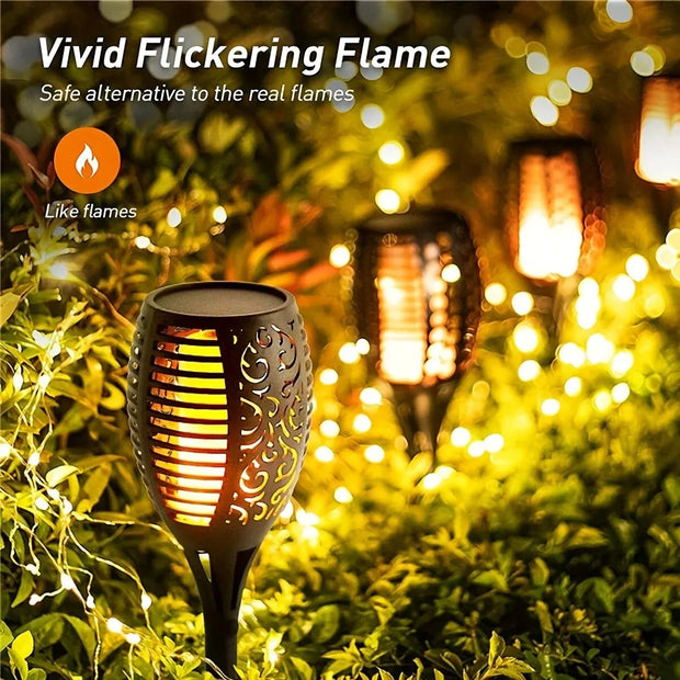 Solar Flame Torch Light