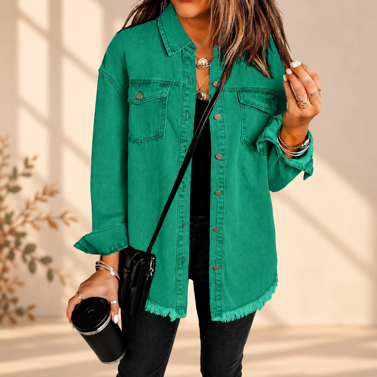 50% OFF TODAY | FrayLayer™ - Denim Shirt Jacket