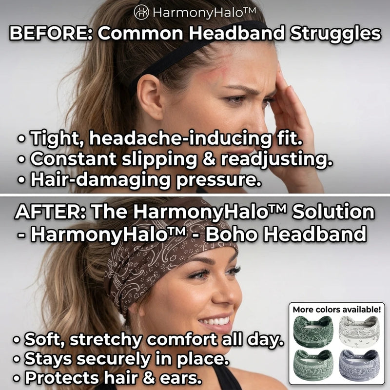50% OFF TODAY | HarmonyHalo™ - Boho Headband