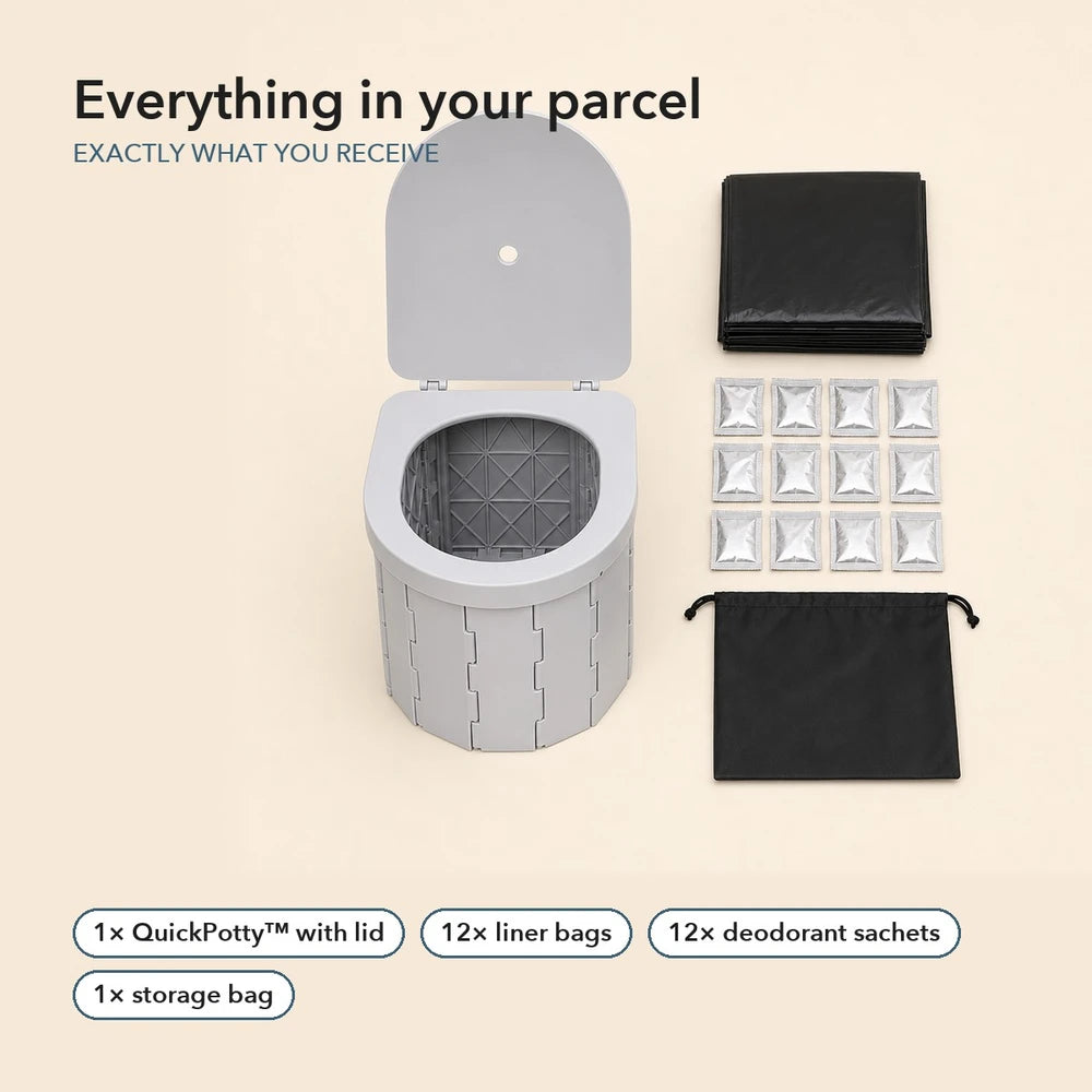 50% OFF TODAY | QuickPotty™ - Portable Foldable Outdoor Toilet