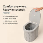 50% OFF TODAY | QuickPotty™ - Portable Foldable Outdoor Toilet