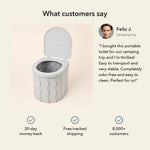 50% OFF TODAY | QuickPotty™ - Portable Foldable Outdoor Toilet