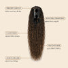 50% OFF TODAY | ClipCurls™ - Curly Hair Extensions with Ponytail