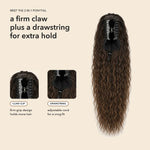 50% OFF TODAY | ClipCurls™ - Curly Hair Extensions with Ponytail