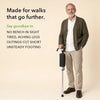 50% OFF TODAY | CrutchSeat™ - No seat in sight? Now you do.