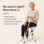 50% OFF TODAY | CrutchSeat™ - No seat in sight? Now you do.