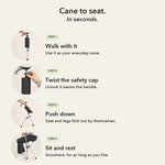 50% OFF TODAY | CrutchSeat™ - No seat in sight? Now you do.