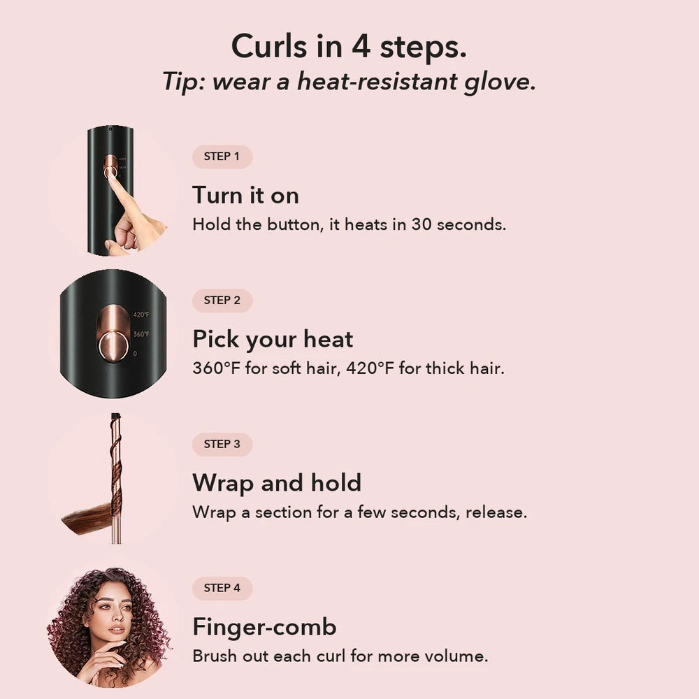 50% OFF TODAY | GlamCurl™ - Beautiful curls that stay smooth all day!