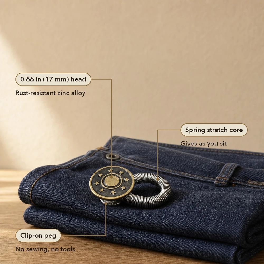 1+1 FREE TODAY | FlexiButton™ - Waist Expander Buttons