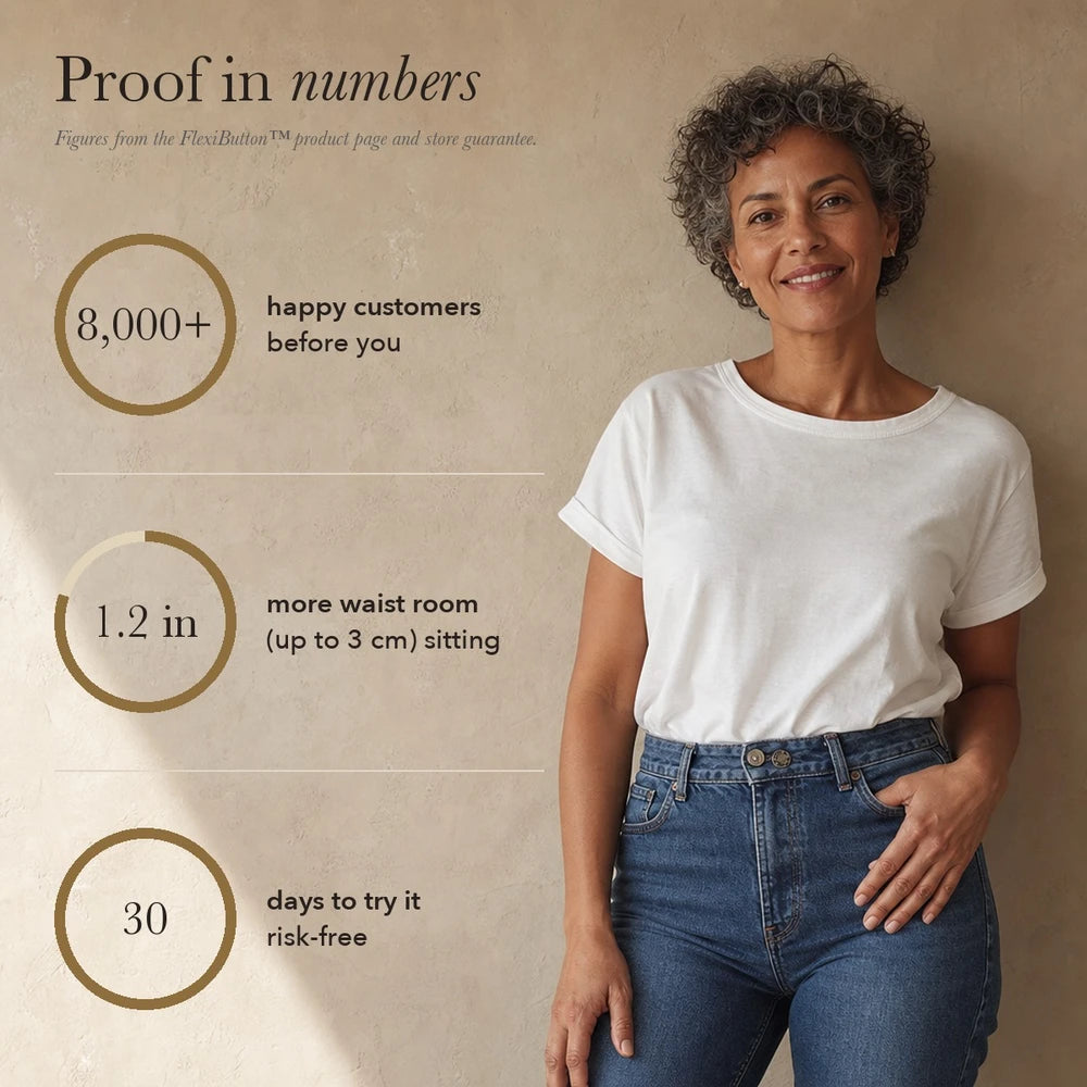 1+1 FREE TODAY | FlexiButton™ - Waist Expander Buttons