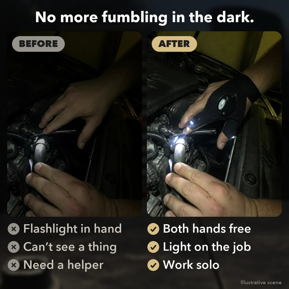 50% OFF TODAY | GlovePro™ - LED Gloves