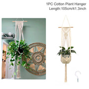 Handmade Macrame Plant Holder Cotton Various Styles